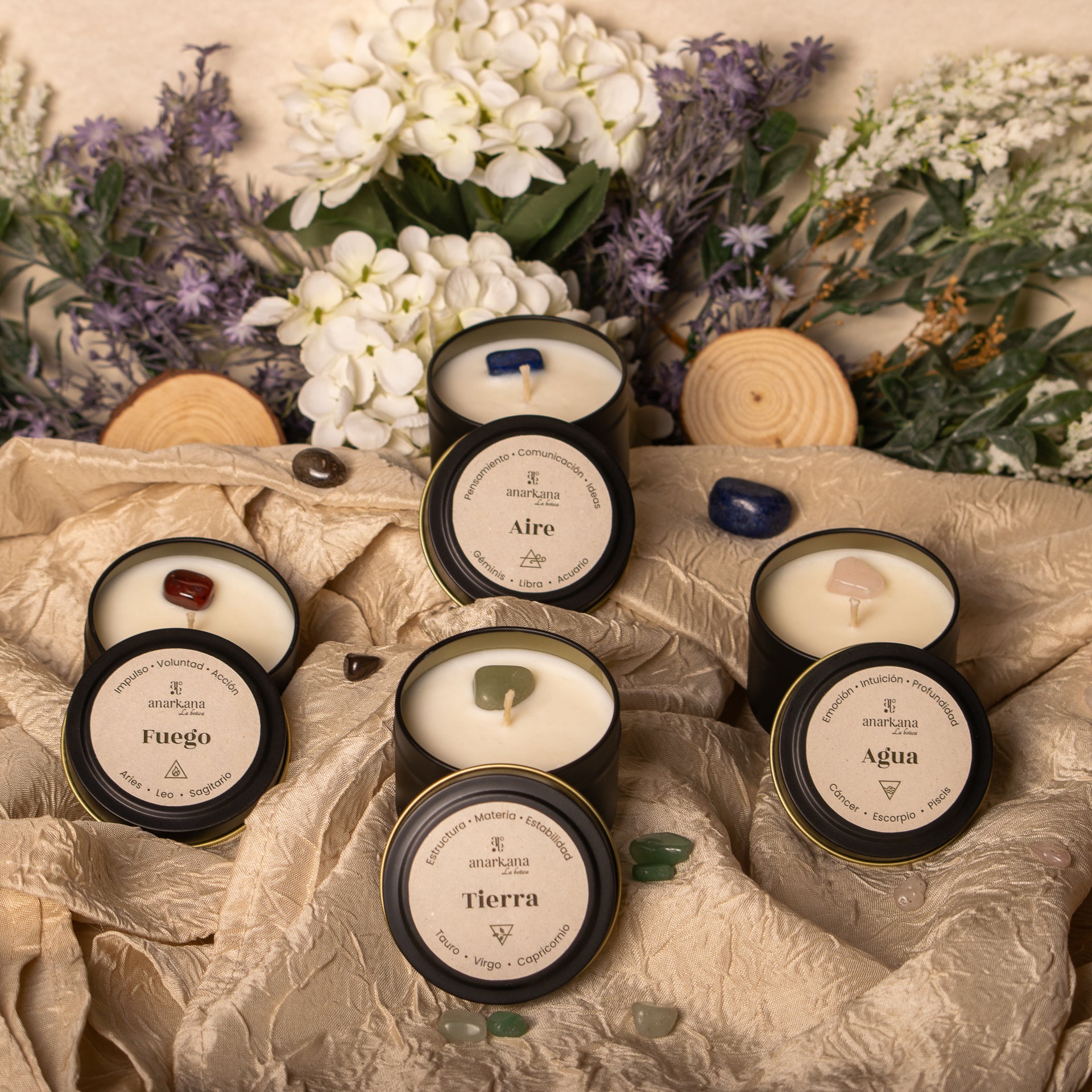 Velas de Elementos - Signos Zodiacales